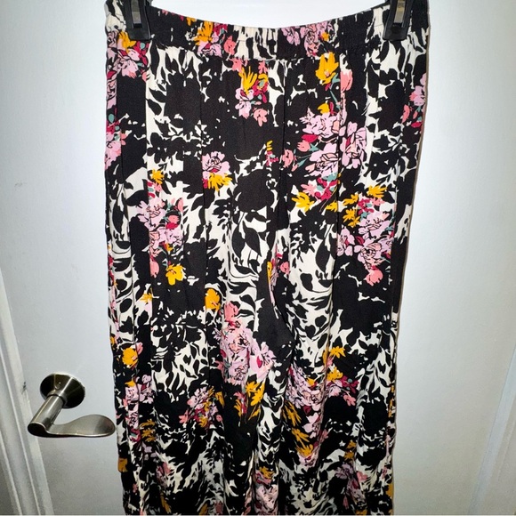 Free People Intimately Late Night Floral Wide Leg Sleep Pants - Picture 11 of 12